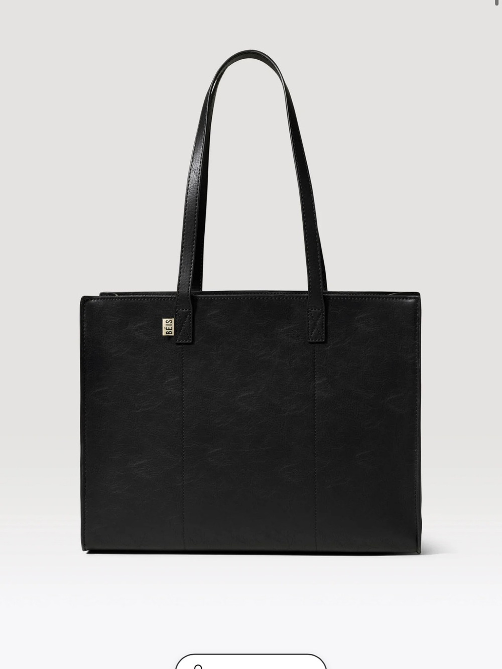 Beis Work Tote in Black NWT
